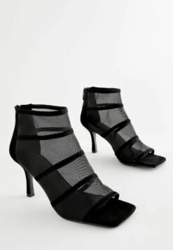 Next Forever Comfort Panelled Standard - Peeptoes - Black -Next 915aabd7818f43e58909737194eb7118