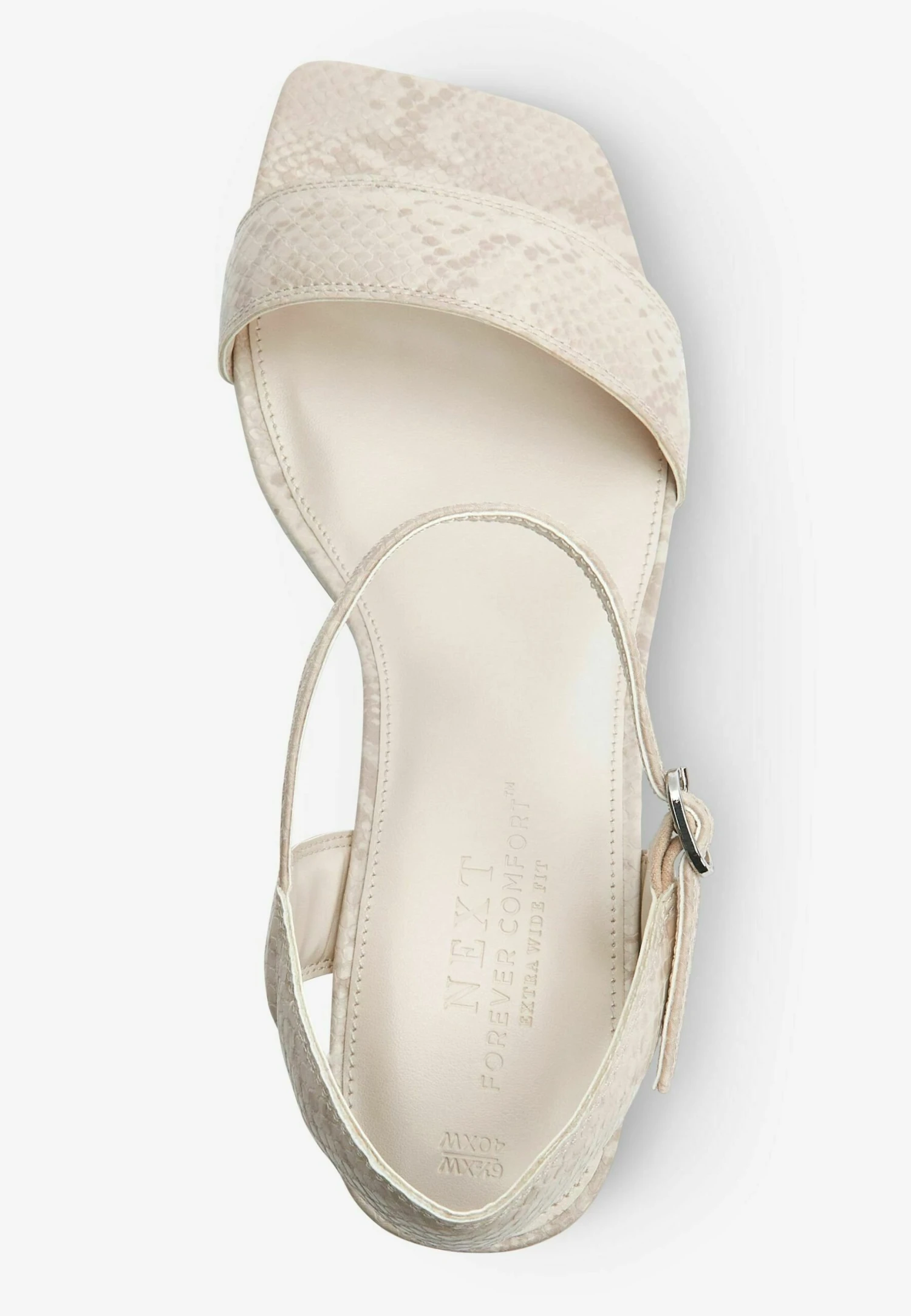 Next Forever Comfort Simple - Sandalen - Bone White 5 Next Forever Comfort Simple - Sandalen - Bone White - Afbeelding 3