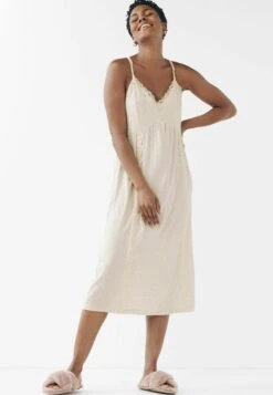 Next Soft 2 Pack - Nachtjapon - Light Blue Oatmeal Cream