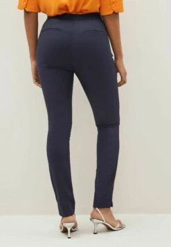 Next Elastic Back Zip Detail - Broek - Navy Blue -Next 984d4bf9b6f64306b71caa5463dd062f