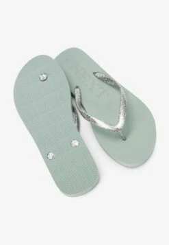 Next Embellished Toe Post Beach- Teensandalen - Silver -Next 991468deb3474061ba7b35996ea6eec5