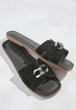 Next Forever Comfort Chain Detail Regular/Wide- Muiltjes - Black -Next 992eb87af0b6495a9d89aa105785de03