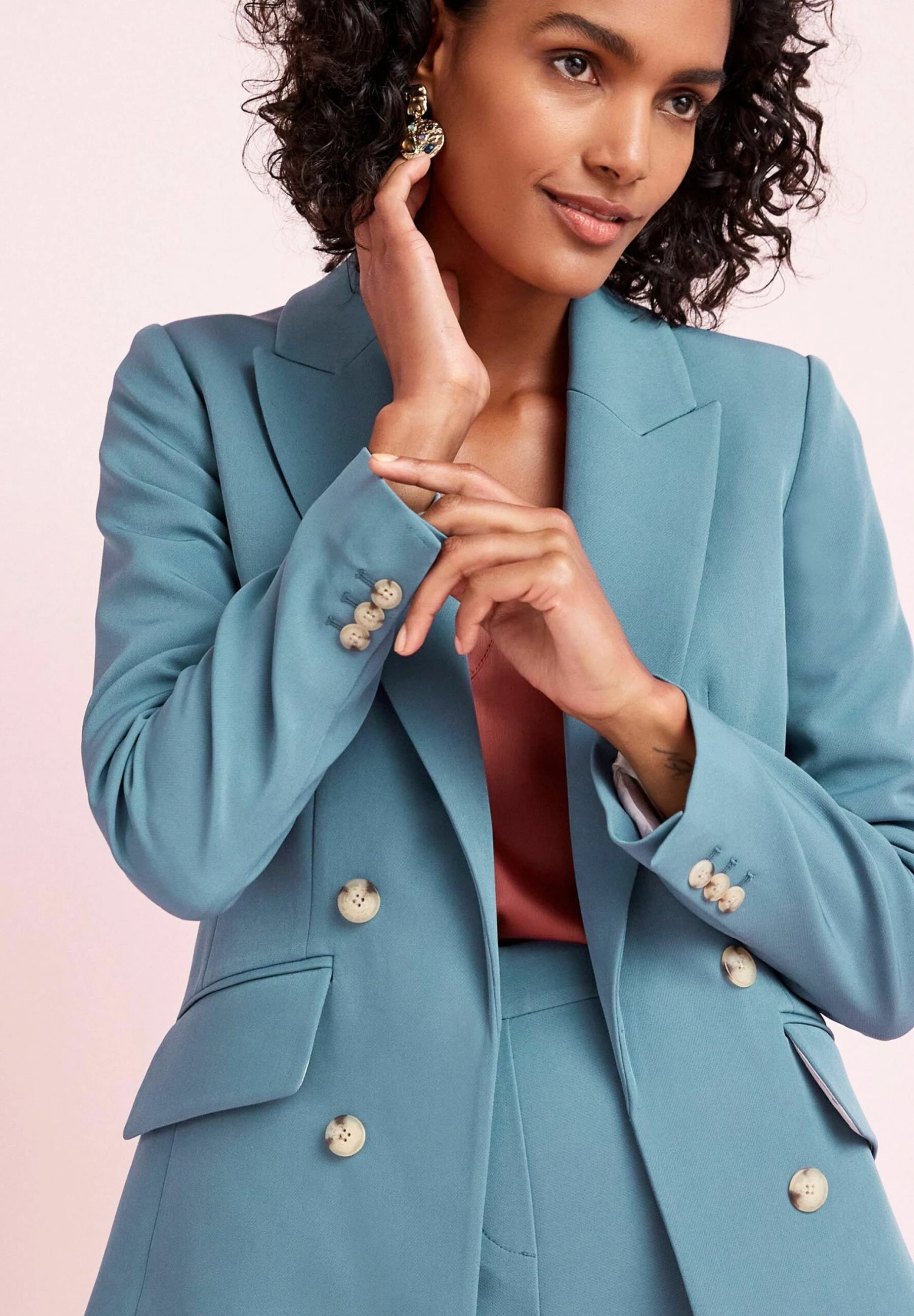 Next Tailored Longline - Halflange Jas - Blue 4 Next Tailored Longline - Halflange Jas - Blue - Afbeelding 2