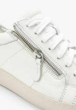 Next Signature Side Zip- Sneakers Laag - White -Next 9aea65228f274e05b02c62b228fb4f59