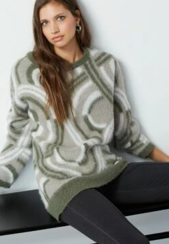 Next Fluffy Standard - Trui - Green -Next 9bbbc87a531647f38de4ff1d58de631d