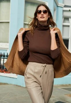 Next Long Sleeve Roll Neck Standard - Trui - Brown -Next 9c345054ba2b4efc841d4b6d7548f884