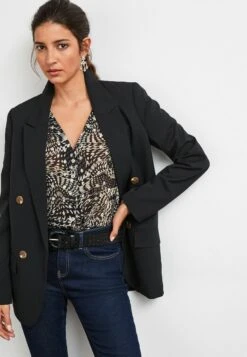 Next Halflange Jas - Black