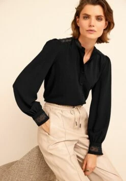 Next Standard - Overhemdblouse - Black 10 Next Standard - Overhemdblouse - Black -Next 9cf5e796d879436ca5e5ae8fa7ba13ed