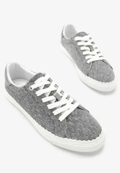 Next Forever Comfort Scallop Detail Standard - Sneakers Laag - Metallic -Next 9d24cacf29a044e499b5f329074ee48a