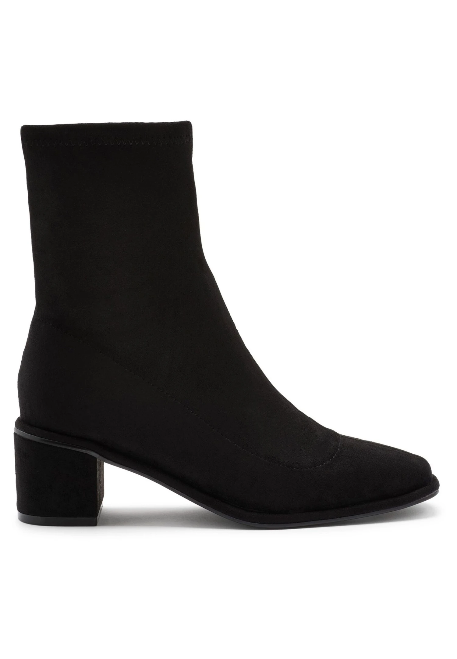 Next Forever Comfort Sock - Wide Fit - Korte Laarzen - Black Microsuede 3 Next Forever Comfort Sock - Wide Fit - Korte Laarzen - Black Microsuede