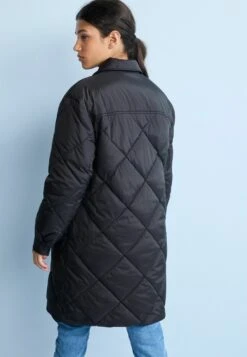 Next Quilted Longline Shacket Standard - Winterjas - Black -Next 9e384596455f49ffb44f7d140fcdf105