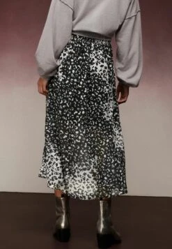 Next Standard - A-Lijn Rok - Monochrome Animal -Next 9fd640982ce147248f8d98bcba811500
