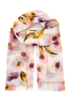 Next Check Floral Metallic Lightweight Standard. - Sjaal - Lilac Purple -Next a2e9fc9eff7c42aeb6f8798ac2ea3a75