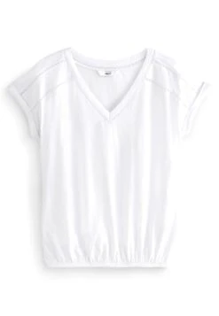 Next V-Neck Bubble HemStandard - T-Shirt Print - White -Next a3c02ef5e18d4611b0762106a27bc09f