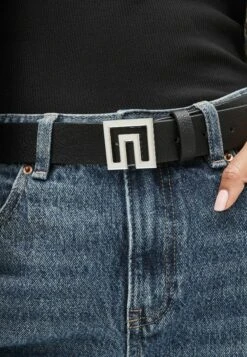 Next Monogram Buckle Standard - Riem - Black