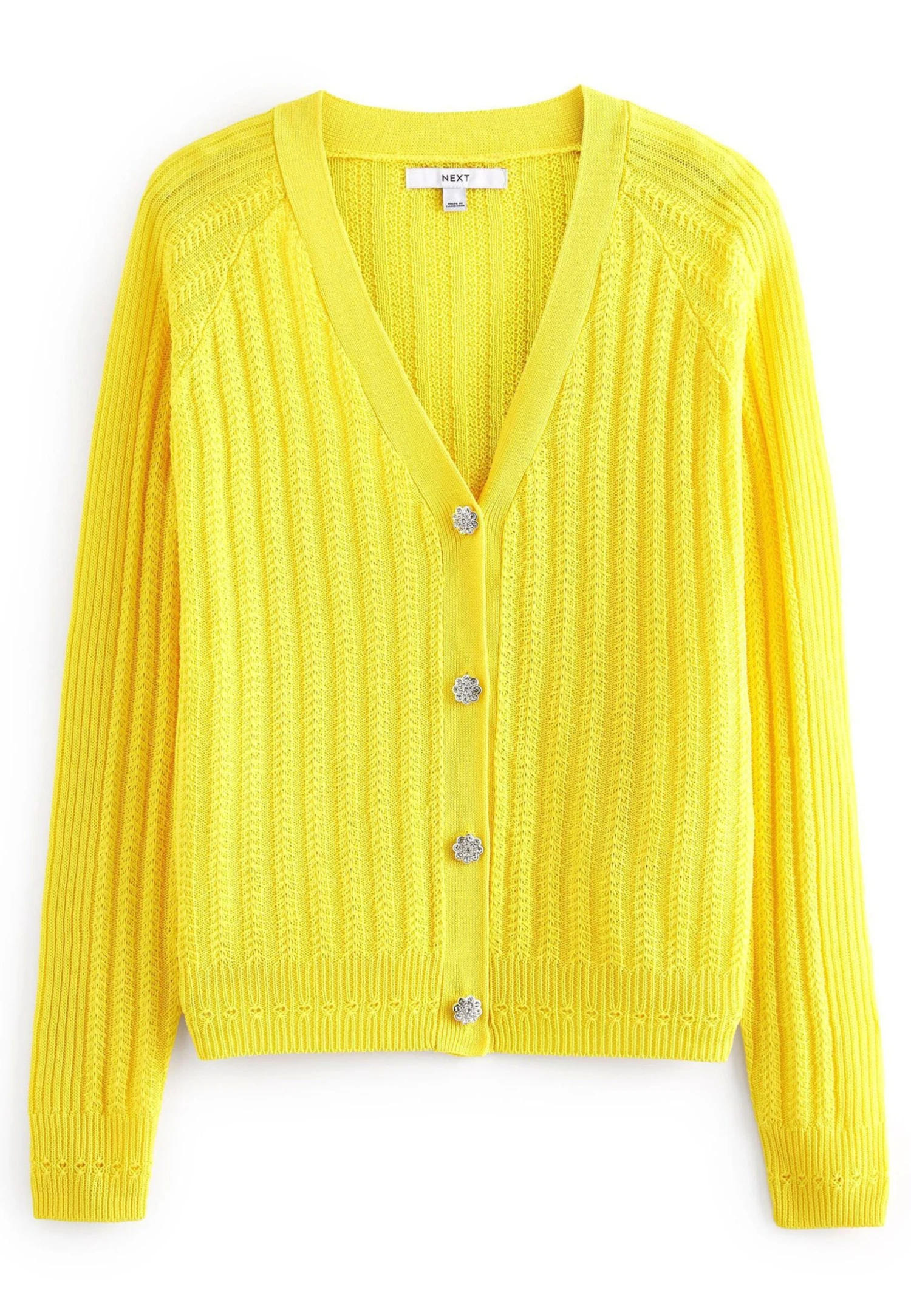 Next Gem Button Up With Standard - Vest - Bright Yellow 7 Next Gem Button Up With Standard - Vest - Bright Yellow - Afbeelding 5