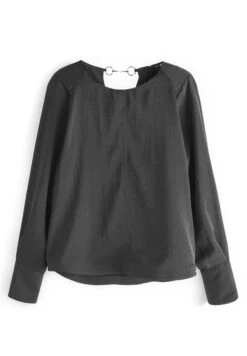 Next Long Sleeve Deep Cuff Standard - Blouse - Black -Next a58df33ce7a5423082ed055d56580c7d