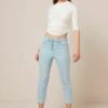 Next Cropped - Straight Leg Jeans - Bleach Blue -Next a59b7da190c5443ca2591ebdb57aea65