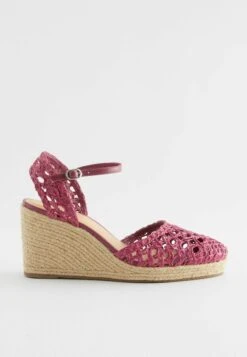 Next Signature Macramé Standard - Plateaupumps - Pink -Next a59e8e39fe0b4fa19c6a797b4e58fb61