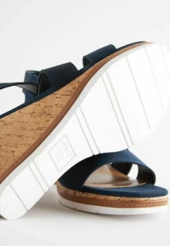 Next Forever Comfort Elastic Cross-Over- Sandalen Met Sleehak - Navy Blue 10 Next Forever Comfort Elastic Cross-Over- Sandalen Met Sleehak - Navy Blue -Next a7c84debcfc44ac0b2d34a7d857bf179