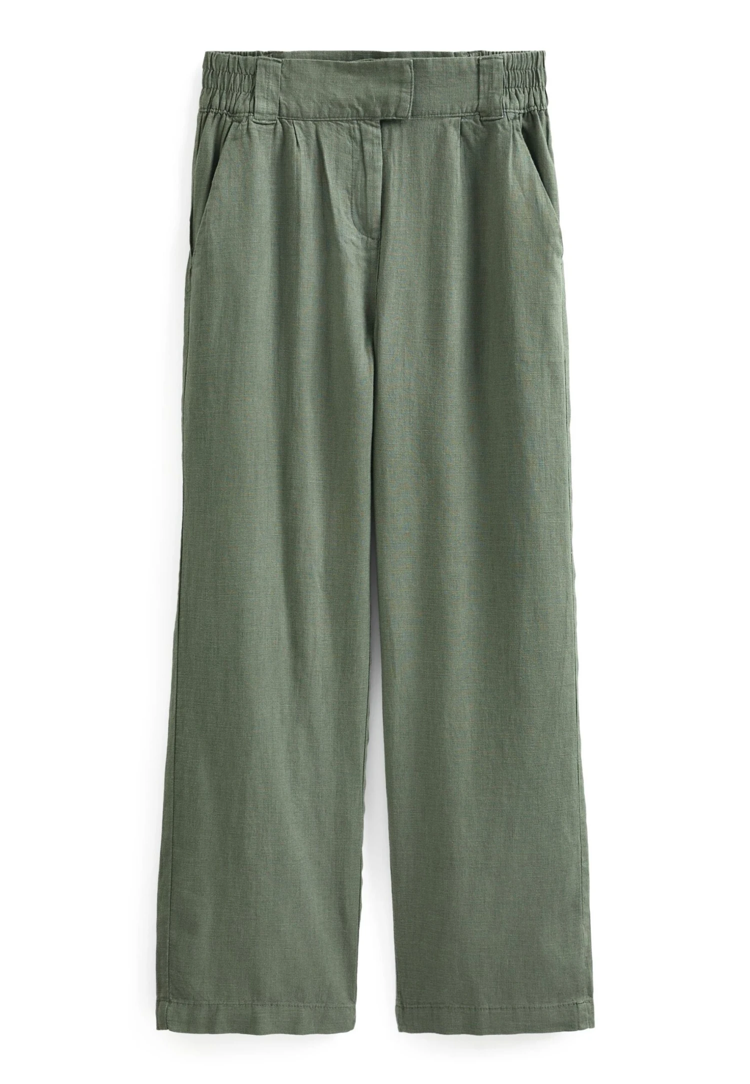 Next Wide Leg Petite - Broek - Khaki Green 6 Next Wide Leg Petite - Broek - Khaki Green - Afbeelding 4