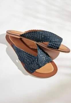 Next Forever Comfort Twisted Standard - Muiltjes - Navy -Next a8635bbec39148698ec9508efc899cda