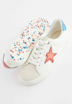 Next Forever Comfort Double Star - Sneakers Laag - White -Next a902e1de969d4bfc8774c61e4f68c38c