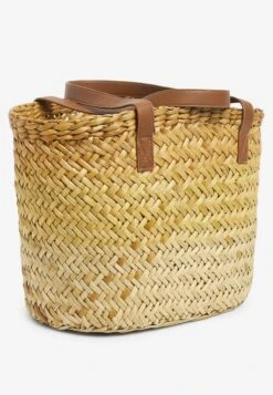 Next Ombre Weave Basket - Handtas - Natural Ochre Yellow -Next a9cbb19e3b834d56b1b64e2be051031b