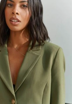 Next RochelleCroppedStandard - Blazer - Green -Next aa046d6506a64f288af264b00e3e7740