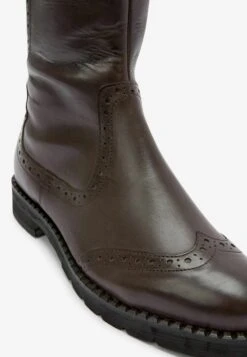 Next Forever Comfort Brogue Detail Regular - Cowboy-/Bikerlaarzen - Chocolate Brown -Next aa7359ffe9bf4ad5ae3a11cfde0bdfbc