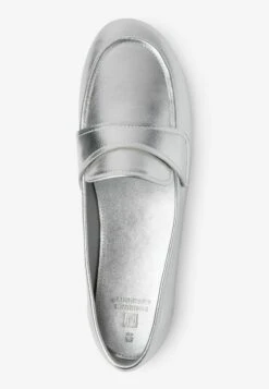 Next Slim Loafers - Instappers - Silver 12 Next Slim Loafers - Instappers - Silver -Next ab56710076a74a8e8ba7964c6da86ee2