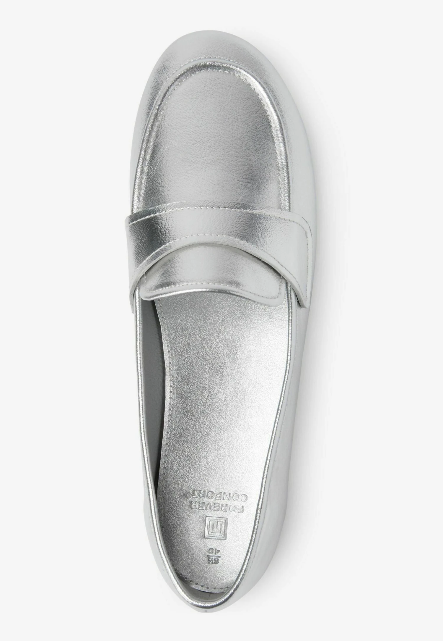 Next Slim Loafers - Instappers - Silver 7 Next Slim Loafers - Instappers - Silver - Afbeelding 5