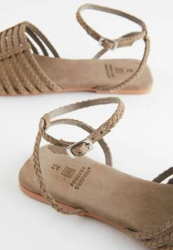 Next Forever Comfort Plait Standard - Sandalen - Taupe/Brown -Next aba235d4bb5c4763906a57baf9798352