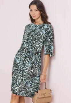 Next Twist Front Standard - Jurk - Blue Marble Print 10 Next Twist Front Standard - Jurk - Blue Marble Print -Next abfd247b0ec64661b512fbbd28001d14
