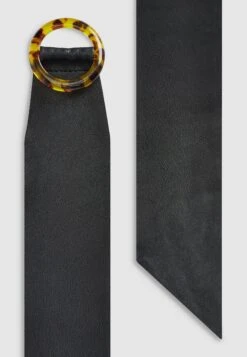 Next Black Wide Leather Belt - Riem - Black -Next adfa4c25573f4a8a95400101f4945b24