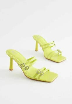 Next Forever Comfort Jewel Buckle Standard - Muiltjes Met Hak - Lime Green -Next afd1c593fc1c4332b4c464ab46cb3bac