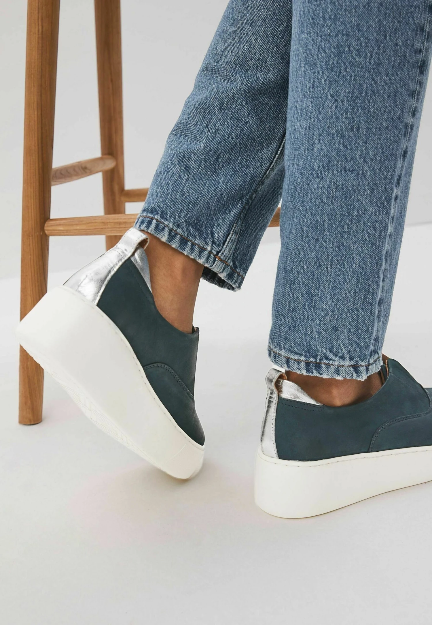 Next Signature - Sneakers Laag - Teal Blue 4 Next Signature - Sneakers Laag - Teal Blue - Afbeelding 2