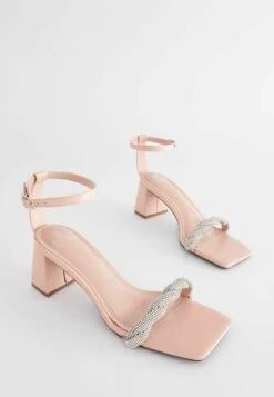 Next Forever Comfort Twist - Sandalen Met Hoge Hak - Nude Pink -Next b0d49793307842ab9f016f803a0bd100
