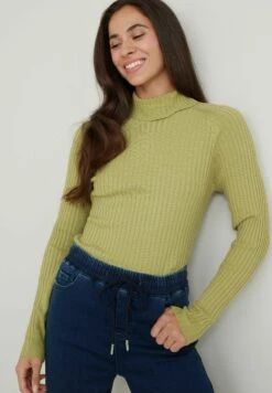 Next Detail Roll Neck- Trui - Green