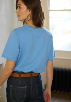 Next Heavyweight Short Sleeve Crew Neck Standard - T-Shirt Basic - Blue -Next b17fbeba3e494d3a810b4acaab62aa81