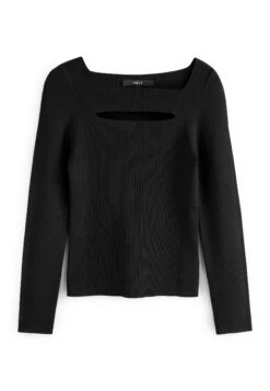 Next Cut Out Square Neck Standard - Trui - Black -Next b2323809a2e346d0a5c8e1762103ae98