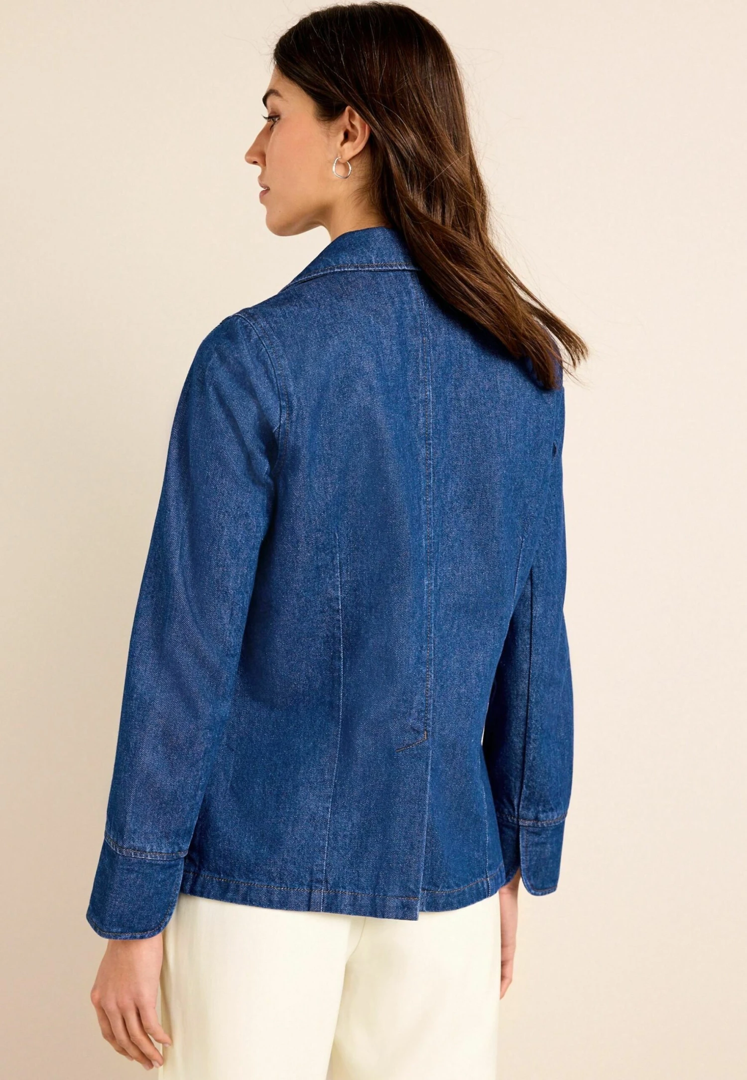 Next Single Breasted Standard - Spijkerjas - Denim Bright Blue 5 Next Single Breasted Standard - Spijkerjas - Denim Bright Blue - Afbeelding 3