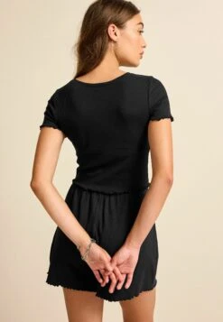 Next Short Sleeve Lettuce Edge Standard - T-Shirt Basic - Black -Next b4bffd45e901400087b13ca20a16493a