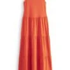 Next Sleeveless Crew Neck Tiered - Maxi-Jurk - Red -Next b5034c2666aa46a6967c2d62c61df9bd