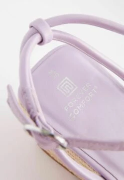 Next Forever Comfort Rope Standard - Sandalen Met Sleehak - Lilac Purple -Next b585c414b7b146b09eb1c3b448af5c9e