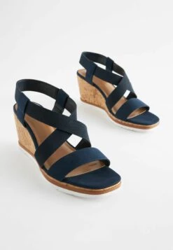 Next Forever Comfort Elastic Cross-Over- Sandalen Met Sleehak - Navy Blue 9 Next Forever Comfort Elastic Cross-Over- Sandalen Met Sleehak - Navy Blue -Next b5bd39a8bdc9414ea3bc9487ec47b63d