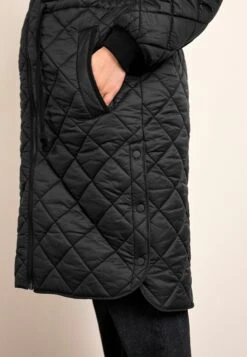 Next Maternity Longline Quilted With Hood Standard - Winterjas - Black -Next b61bd1f6eb2d457a82a004dbd9c6ffa1