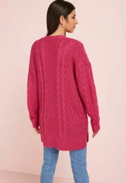 Next Cable- Vest - Raspberry Pink -Next b679a367d69448eaa81809c484f59312