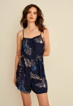 Next Print Scion Strappy Standard - Jumpsuit - Blue Animal