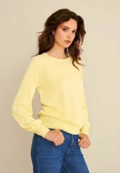 Next Crew Neck Standard - Trui - Yellow